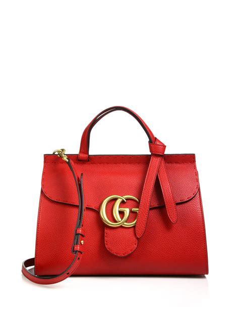 gucci marmont bag red